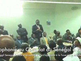 Cacophonie au Consulat du Sénégal à Paris : La Diaspora dit NON à la Taxe Global Voice sur les appels téléphoniques entrants au Sénégal - 31 mai 2011