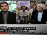 Los indignados contagian otras regiones de Europa