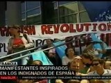 Contra medidas neoliberales los indignados en Europa