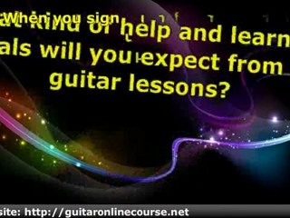 Online Electric Guitar Lessons