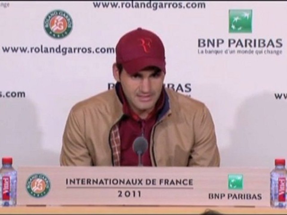 Federer - Ich trete an, um in das Finale zu kommen