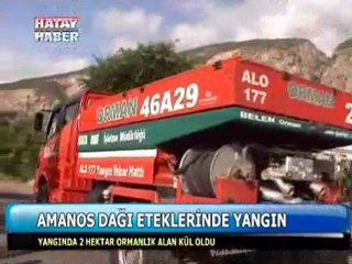 amanos dağı yangın