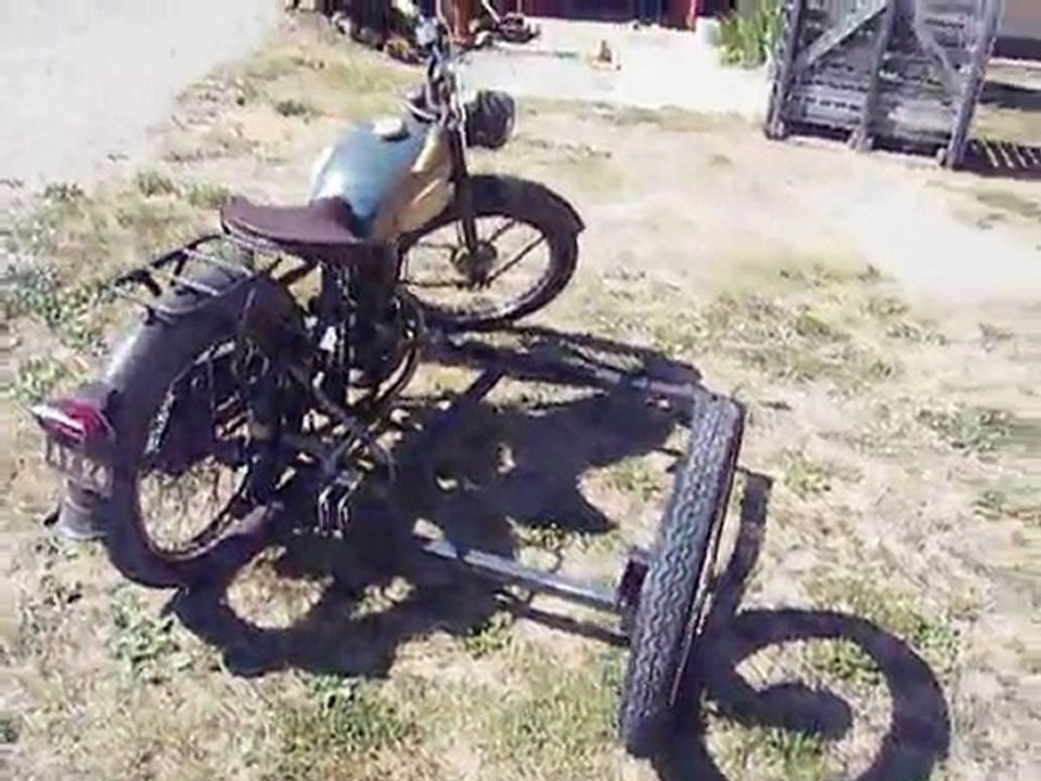 side car maison chassis avec peugeot 1954 55 tc