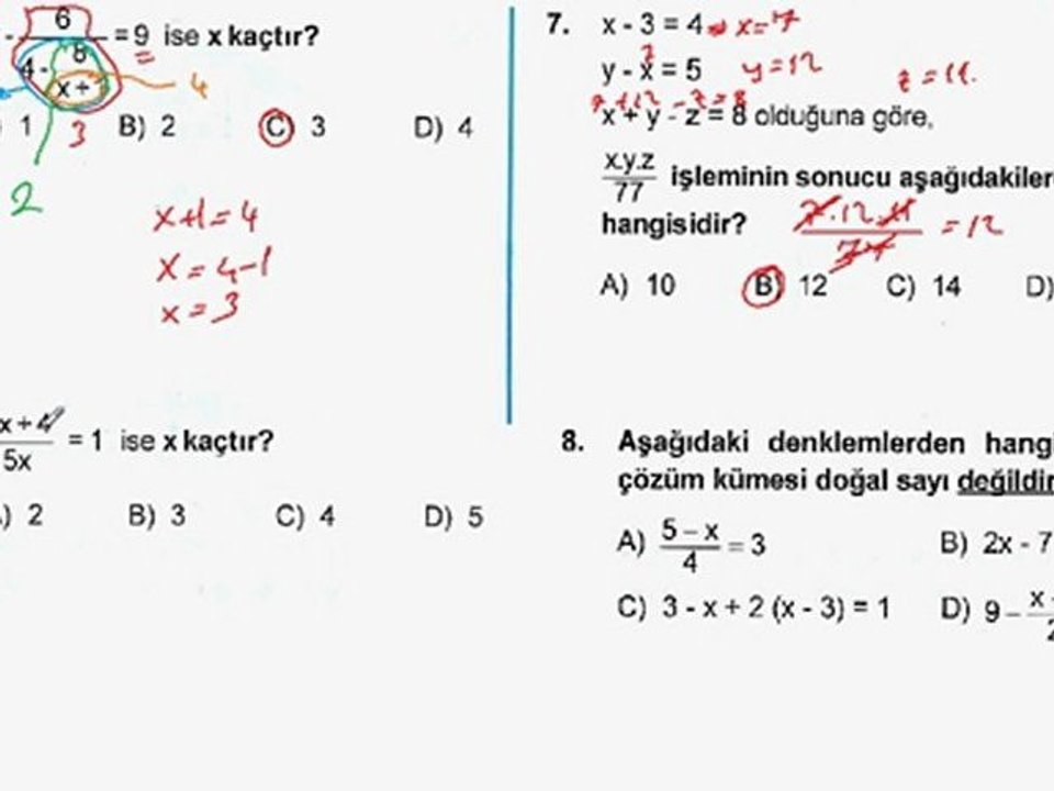 yedinci_sinif_birinci_derece_denklemler_soru_cozumler_1