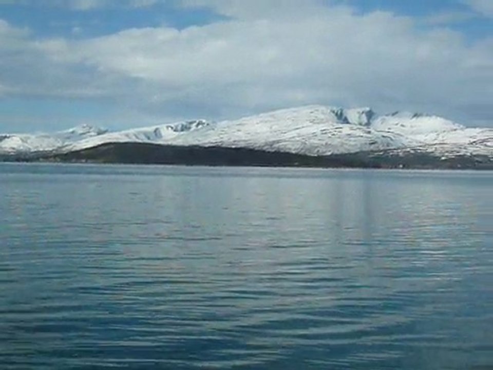 En quittant Tromso...