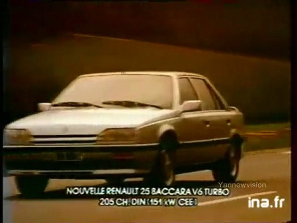 Publicité - Renault 25 V6 Turbo Baccara (Phase 3 / 205ch) 1990