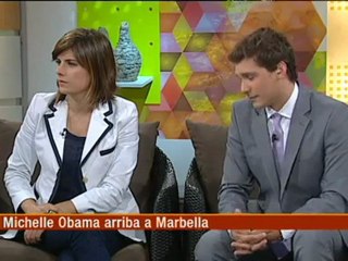 TV3 - Els Matins - Michelle Obama i la seva filla petita arriben a Marbella