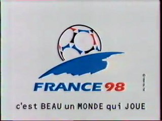 Publicité Promotionnel COUPE DU MONDE DE FOOT France98 1997