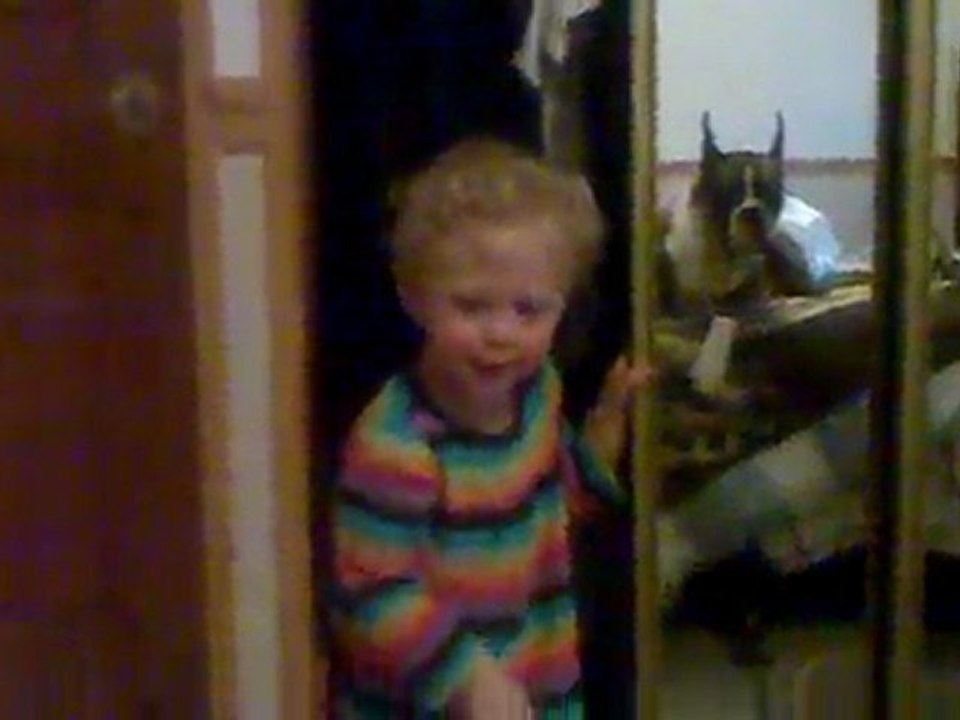 Mac Plays Peek-a-Boo