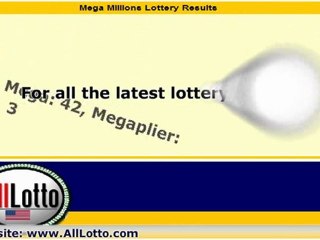 Mega Millions Lottery Drawing Results for May 24, 2011