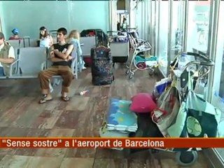 TV3 - Els matins - Uns vint "sense sostre" es refugien a l'aeroport del Prat