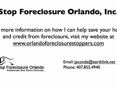 Stop Foreclosure in Downtown Orlando Florida