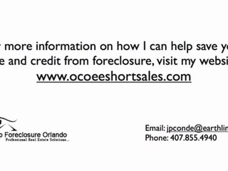 Stop Foreclosure in Ocoee Florida