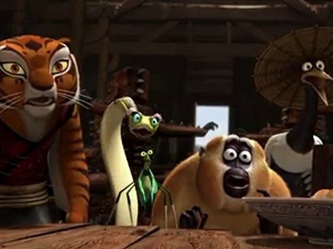 Kung Fu Panda 2 - extrait (VOST) Le Mitrailleur