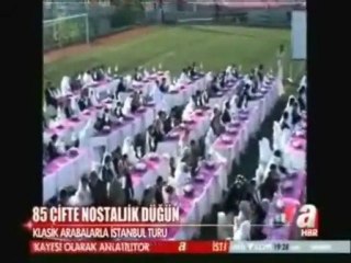 Sancaktepe'de Nostaljik Toplu Nikah Töreni-A Haber Tv