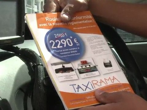 Manifestation des chauffeurs de taxis