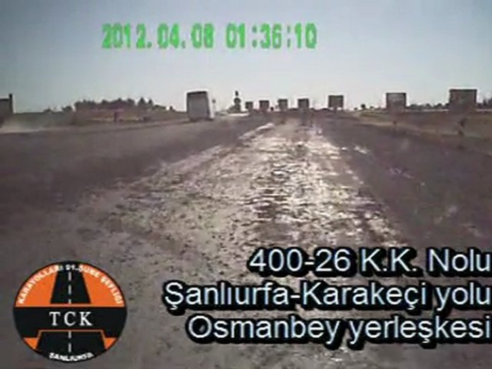 400-26 K.K  kavşağı yolunun 20+000 Km de Osmanbey yerleşkesi