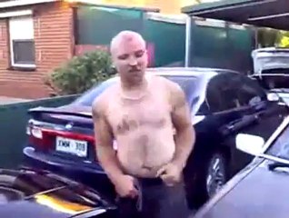 Guy Destroys Windshield