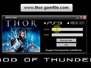 Get Thor God of Thunder Keygen for Xbox 360 and PS3