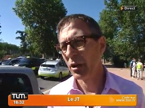 Opération escargot des chauffeurs de taxi (Lyon)