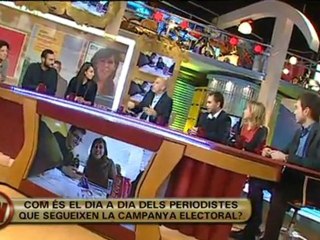 TV3 - Divendres - Periodistes que segueixen candidats