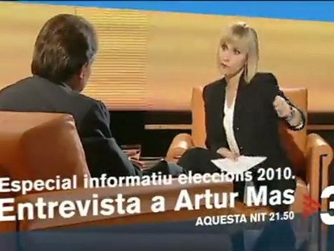 TV3 - Dimarts, 21.50, a TV3 - Entrevista a Artur Mas
