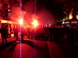 Cortège Virage Sud en ville