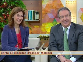 TV3 - Els matins - Empar Moliner: "Si tens un pessebre desproporcionat, no t'hi amoïnis"