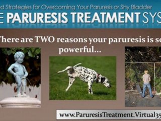 shy bladder syndrome - how to cure paruresis - shy bladder treatment