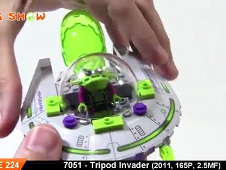 LEGO Alien's Conquest Tripod Invader Review : LEGO 7051
