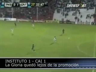 Estupido Gol en contra,Instituto vs Cai, Stupid own goal