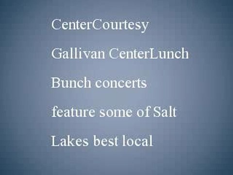 Salt Lake City Summer Concerts - A list of summer concerts for the Salt Lake City, Utah area