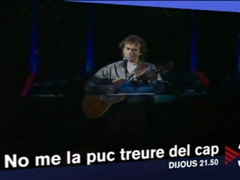 TV3 - Dijous, 21.50, a TV3 - No me la puc treure del cap s'acomiada amb Paraules d'amor