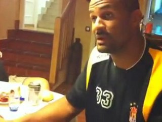 Didier Dinart et ses petits gateaux