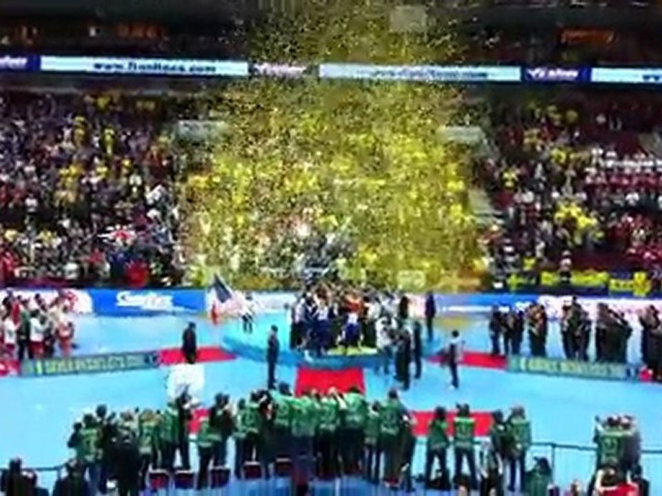 Podium Mondial Handball 2011