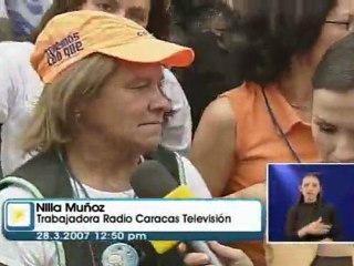 Pintamos Fachada RCTV 28-03-2007