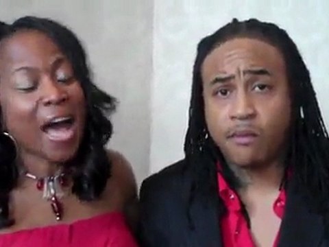 Bunmi and Orlando Brown promote hands free texting