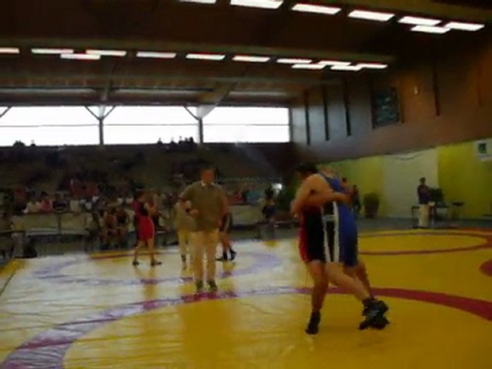 Alan Bocquet (Grenay Fight Team) Championnat de France UNSS de Lutte