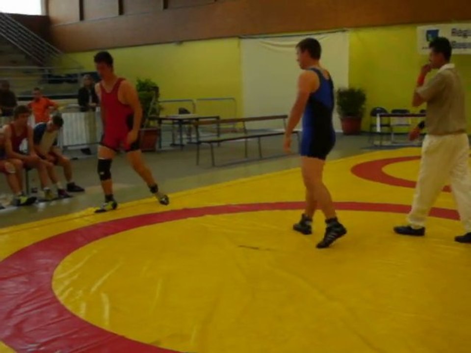 Alan Bocquet (Grenay Fight Team) Championnat de France UNSS de Lutte