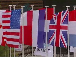 Arrivées des chefs d'Etat au sommet du G8 en vidéo
