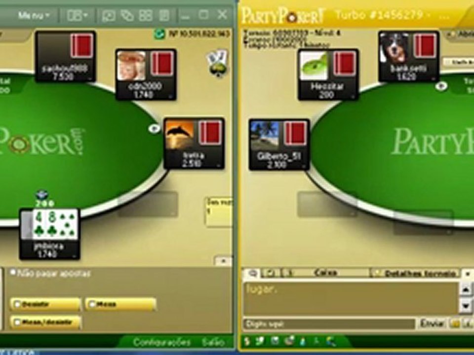 SNG $1 PartyPoker (2 table)