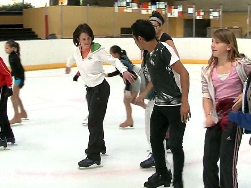 Rencontre de Florent Amodio avec les collegiens des Touleuses de Cergy