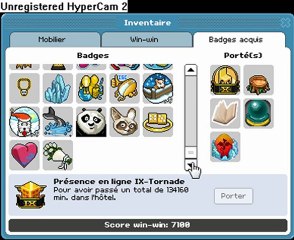 Modification du bug des badges de l'inventaire