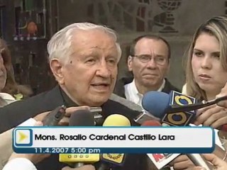 Cardenal Castillo Lara  RCTV 12-04-2007