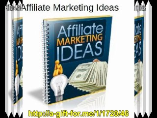 Free Report: Affiliate Marketing Ideas