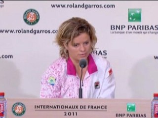 Clijsters blames defeat on self-doubt
