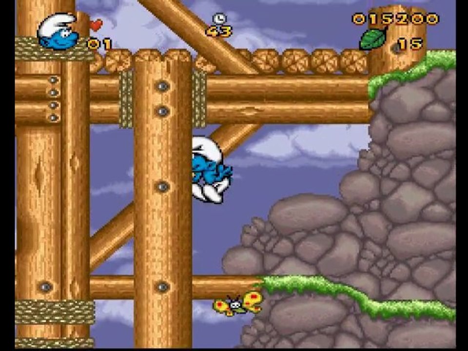 Test de Les Schtroumpfs ( Snes )