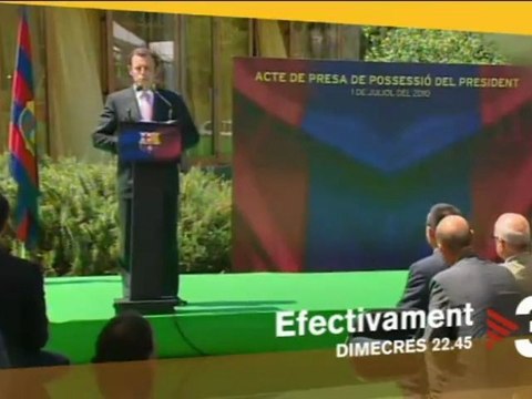 TV3 - Dimecres, 22.45, a TV3 i Esport3 - Entrevista a Sandro Rosell, a Efectivament