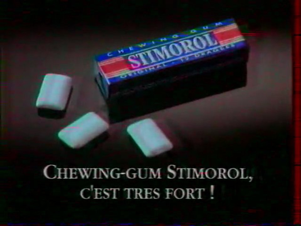 Publicité Chewing-Gum Stimorol 1994