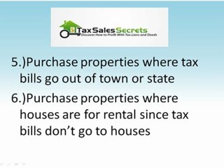 Tax Lien Sales Tips If You Want To Get Land